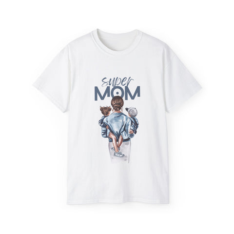 Unisex Pure Cotton T-Shirt-super-mom