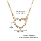 Rhinestone Diamond Love Multi-layer Personality Creative Necklace