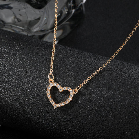 Rhinestone Diamond Love Multi-layer Personality Creative Necklace