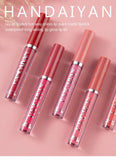 HANDAIYAN Matte Liquid Lipstick Velvet Pigments Lip Gloss Waterproof Moisturizer Nonstick Cup Lip Tint Beauty Cosmetics TSLM1