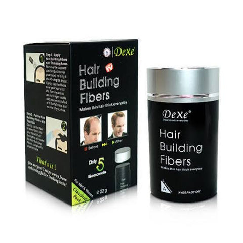 Black Hair Dexe Hair Building Fibers 22g